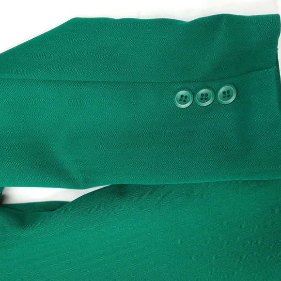 Toni Marie Vintage Woman's Teal Blue Jacket Size 12 Made USA - Picture 2 of 8